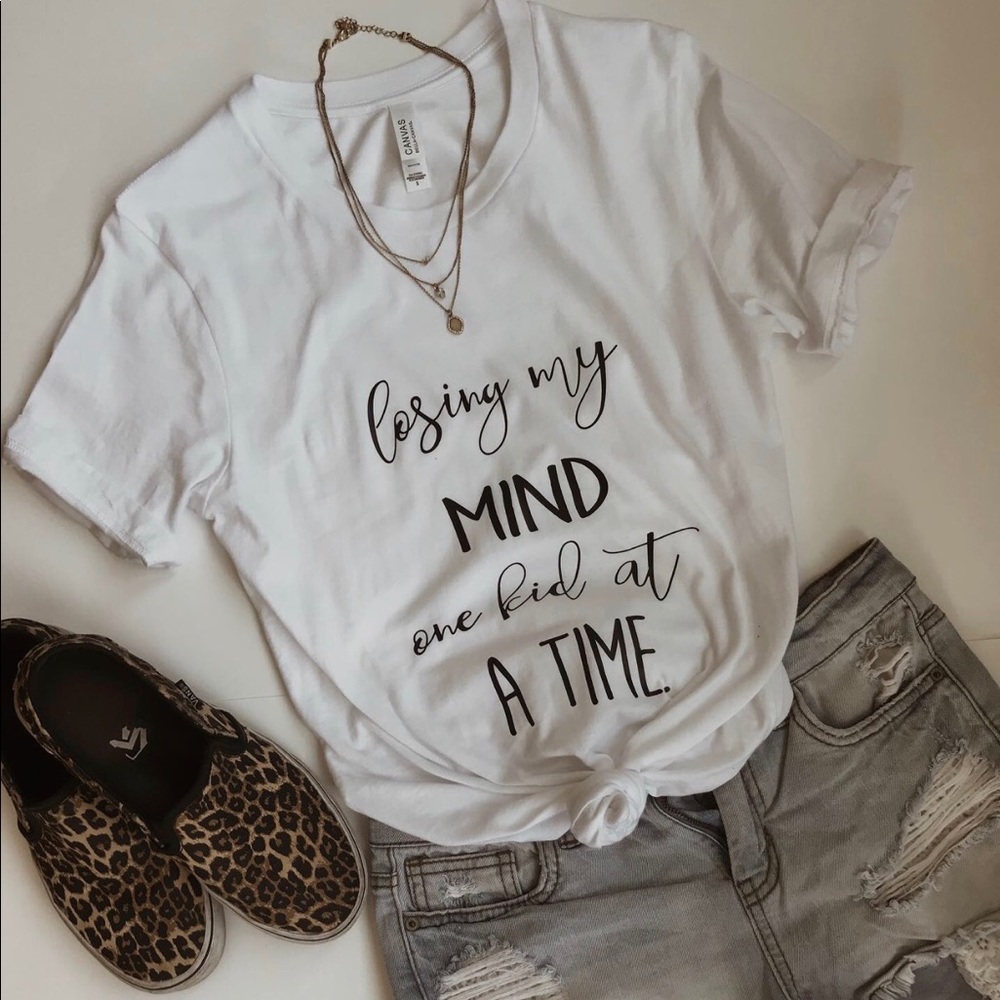 Losing my mind one kid at a time T-shirt